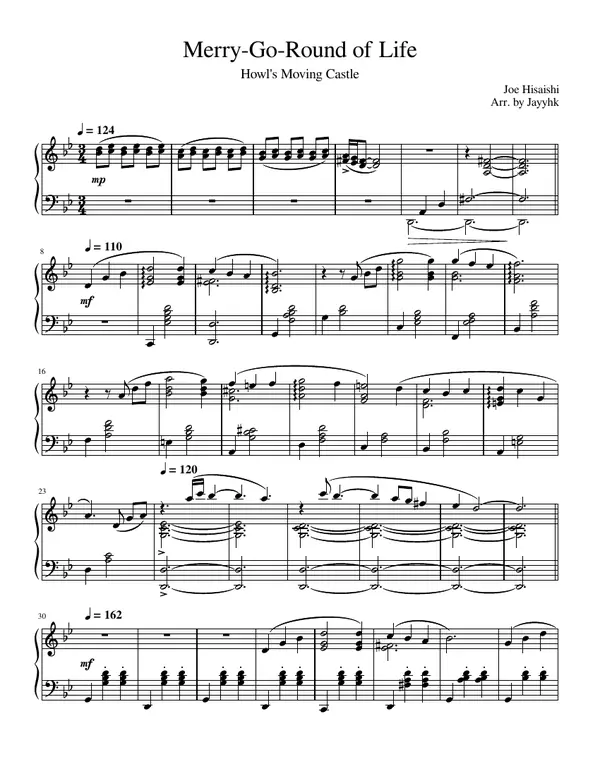 Merry-Go-Round of Life — Joe Hisaishi