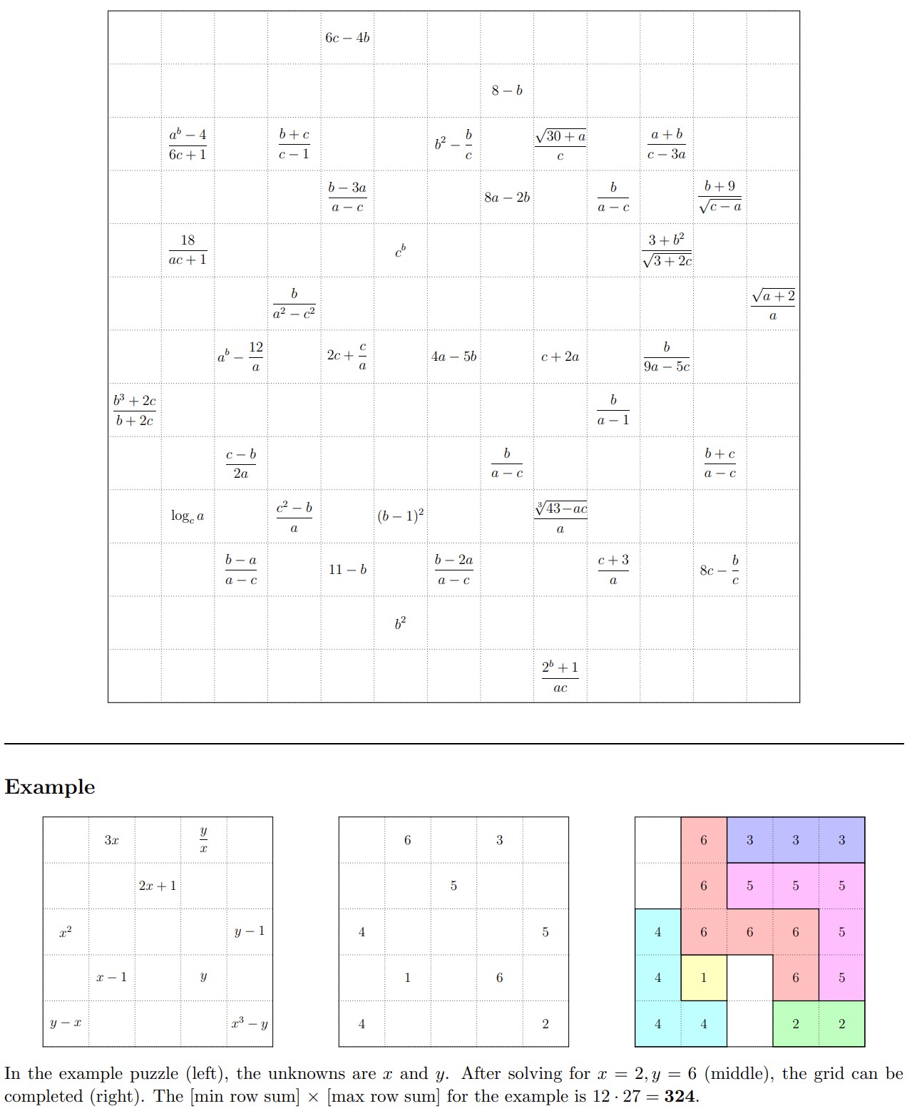 Subtiles 2 puzzle grid